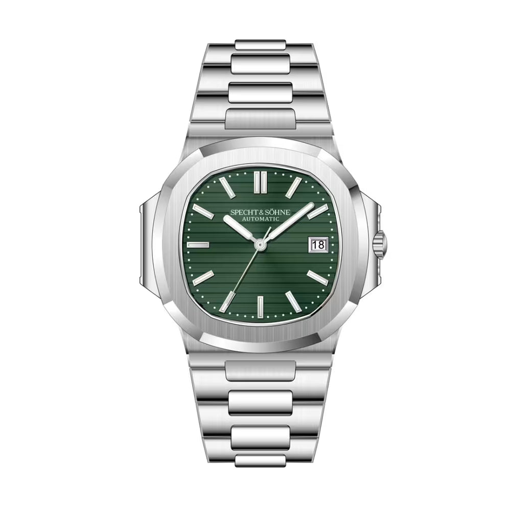 Relógio automático masculino Astralis Green no pulso