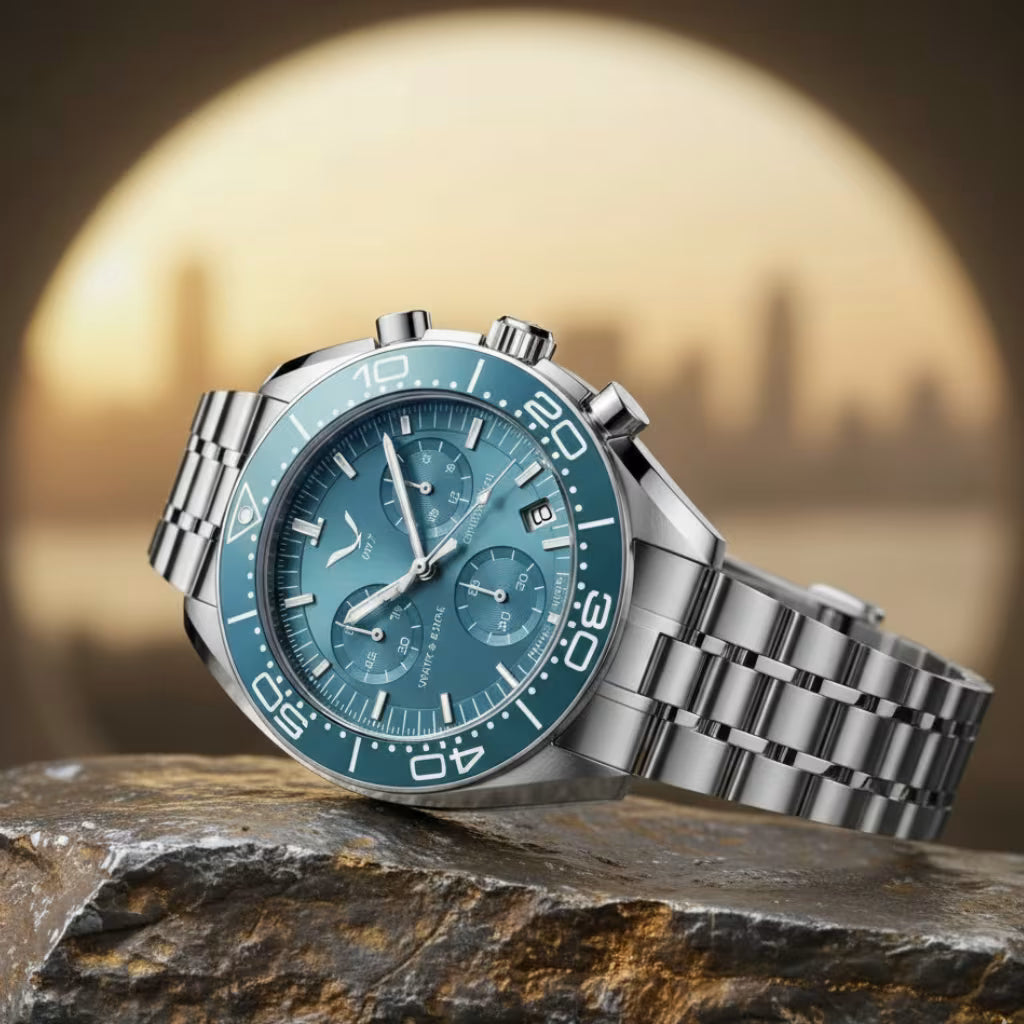 Relógio_Cronógrafo_Masculino_Épure_ Tiffany_Blue_Specht & Söhne