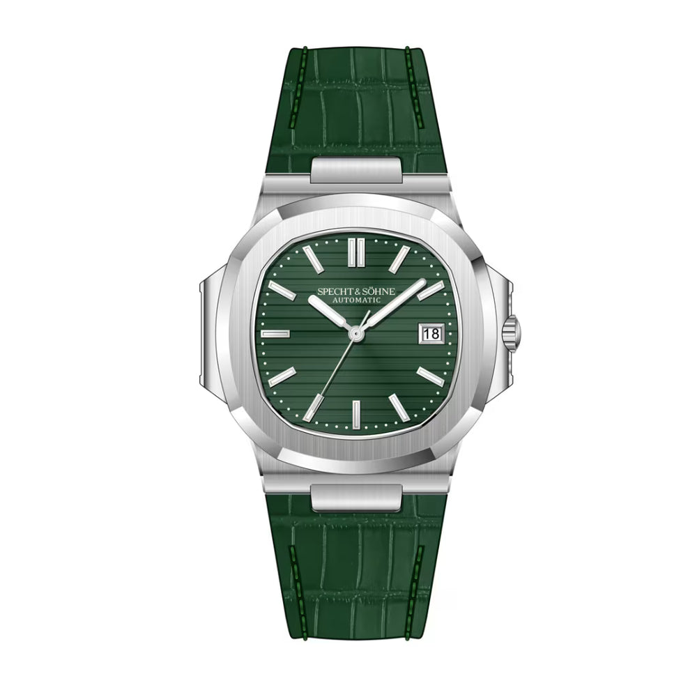 Relógio mecânico masculino Veritas Green