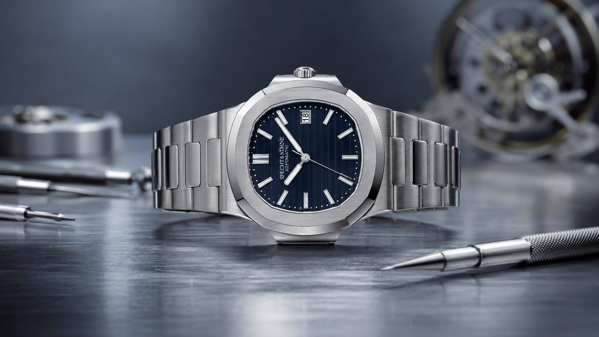 Relógio automático masculino Astralis Blue Specht & Söhne