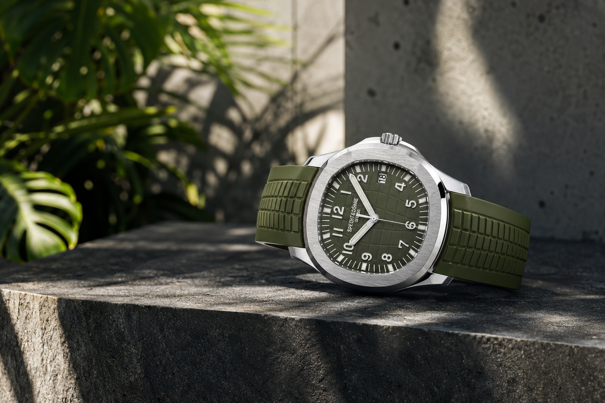 Relógio masculino com pulseira de borracha Specht & Söhne