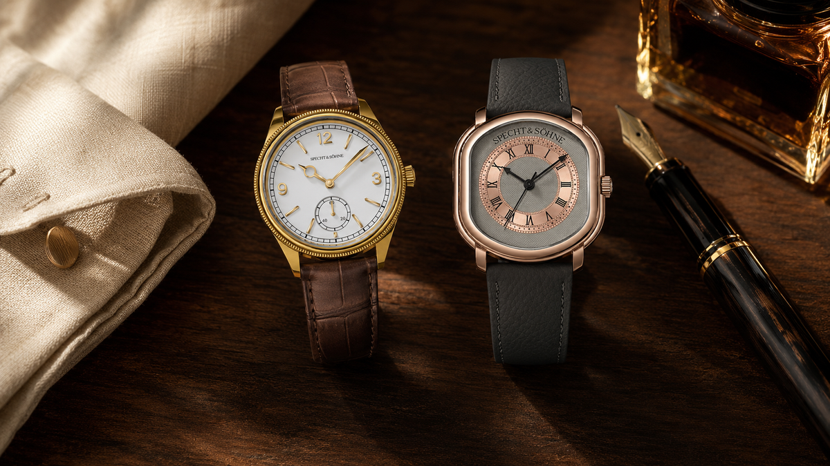 Relógios vintage masculinos Invictus e Legace Specht & Söhne