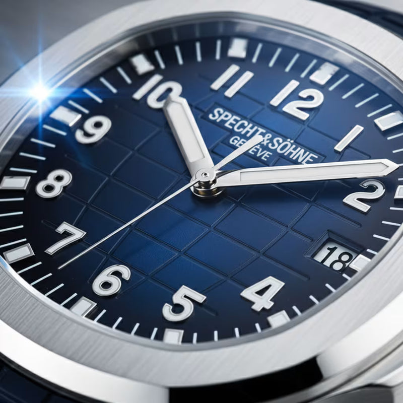 Caixa Em Aço Inoxidável Do Solaris Blue — Durabilidade E Sofisticação Premium