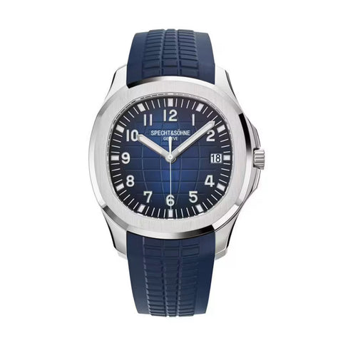 Relógio Masculino Automático Solaris Blue — Mostrador azul metálico e movimento Miyota 8215