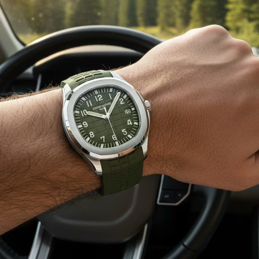 Relógio_Masculino Automático_Solaris_Green