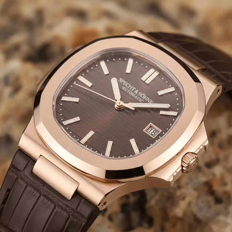 Movimento Miyota 8215 No Veritas Rose — Mecânica Automática De Alta Confiabilidade