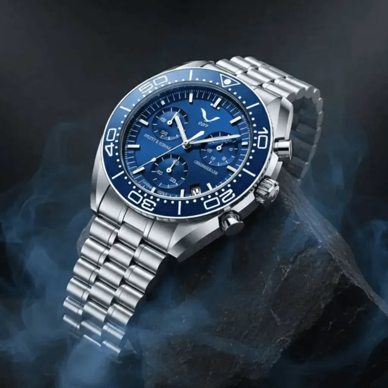 Relógio cronógrafo masculino Épure Dark Blue Specht & Söhne