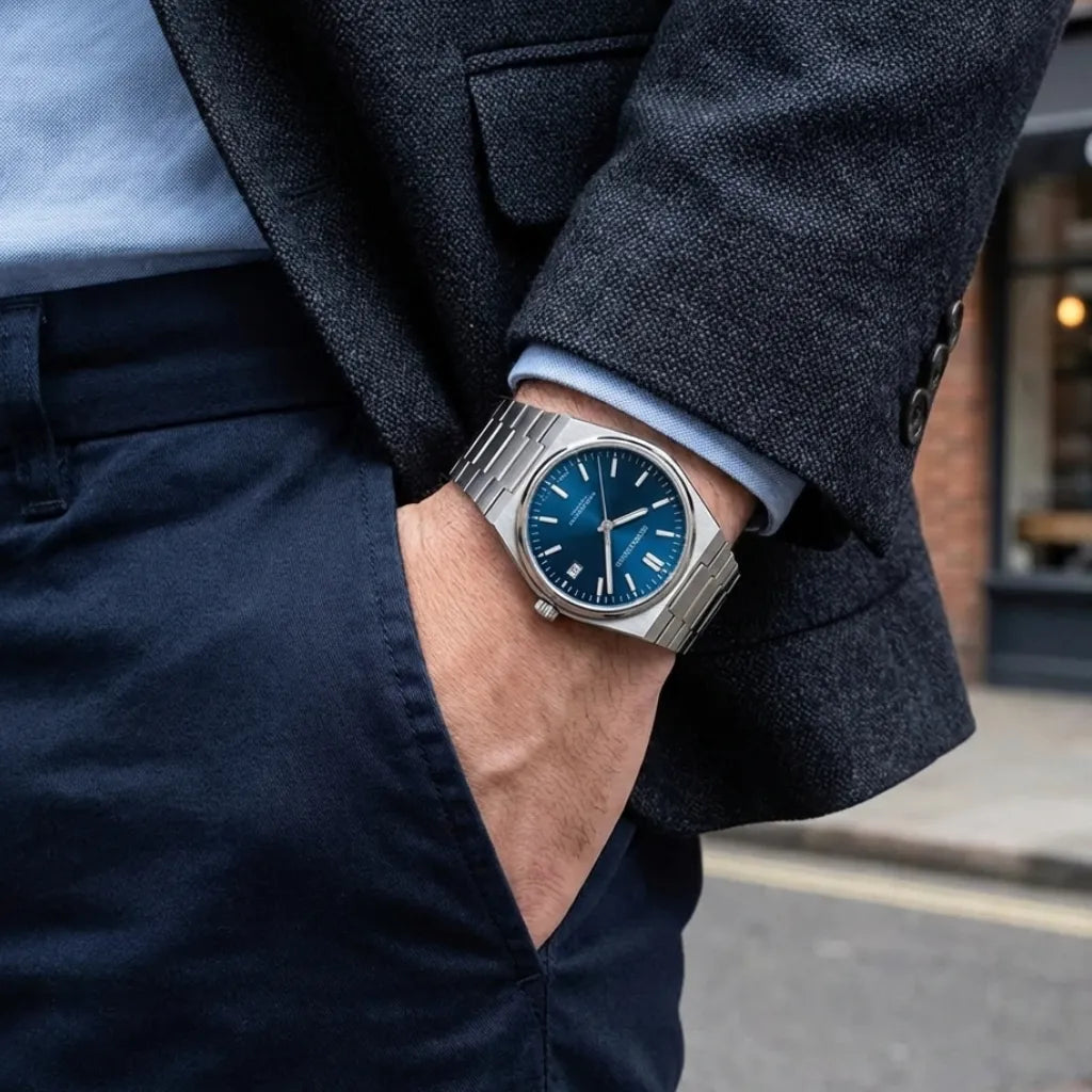 Specht_Sohne_Relogio_quartzo_Masculino_no_pulso