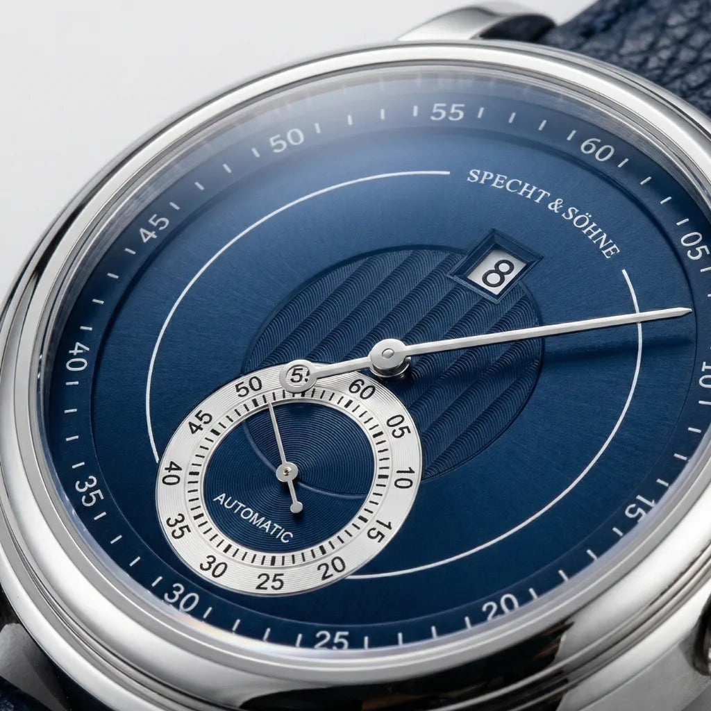 Relógio Jump Hour Veridian Blue | Specht & Söhne — Automático +
