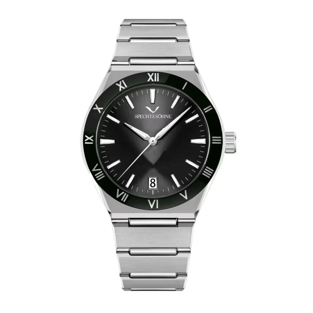 Specht & Söhne Aquanalt Black - Relógio Esportivo de Luxo