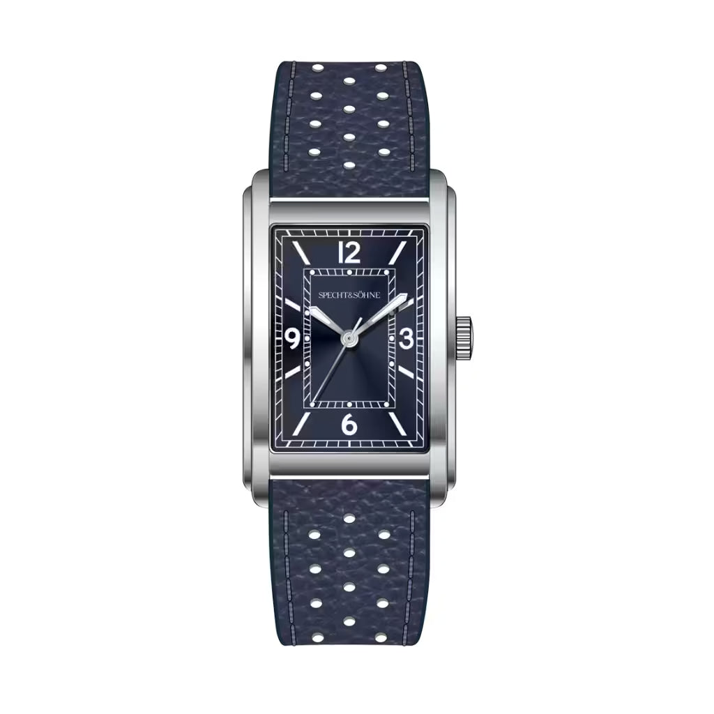 Specht&Sohne_Relogio_masculino_quadrado_Virtus_Blue