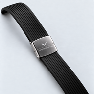 Specht & Söhne Noble Strap Red-Black com pulseira preta e fecho fechado