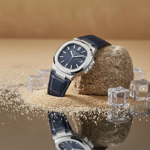 Relógio Masculino Automático Veritas — Safira e Polimento Aço 316L