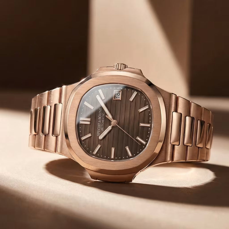 Relógio Mecânico Astralis Rose Specht & Söhne — Acabamento Rose Gold e mostrador detalhado