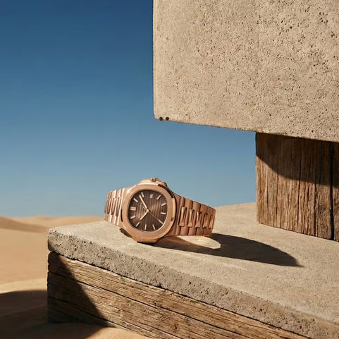 Relógio Dourado Masculino Astralis Rose — Acabamento polido e densidade do aço