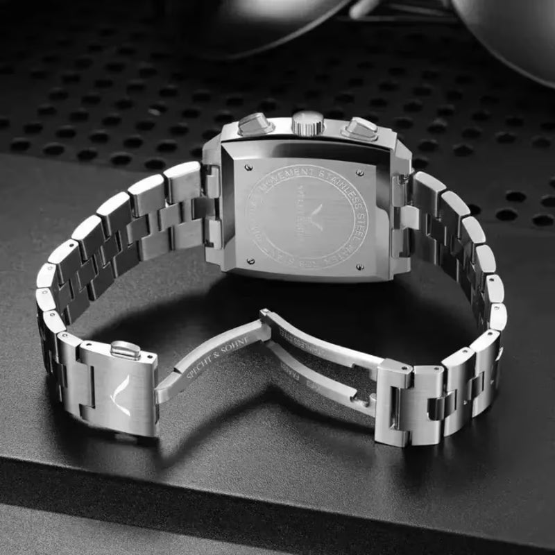 Mecanismo Japonês De Quartzo No Apex Sea Green — Precisão E Desempenho Contínuo