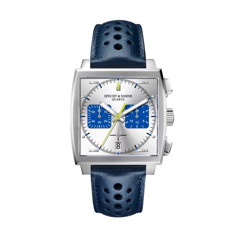 Relógio Cronógrafo Apex Platinum Specht & Sohne Em Aço Prata — Visão Hero