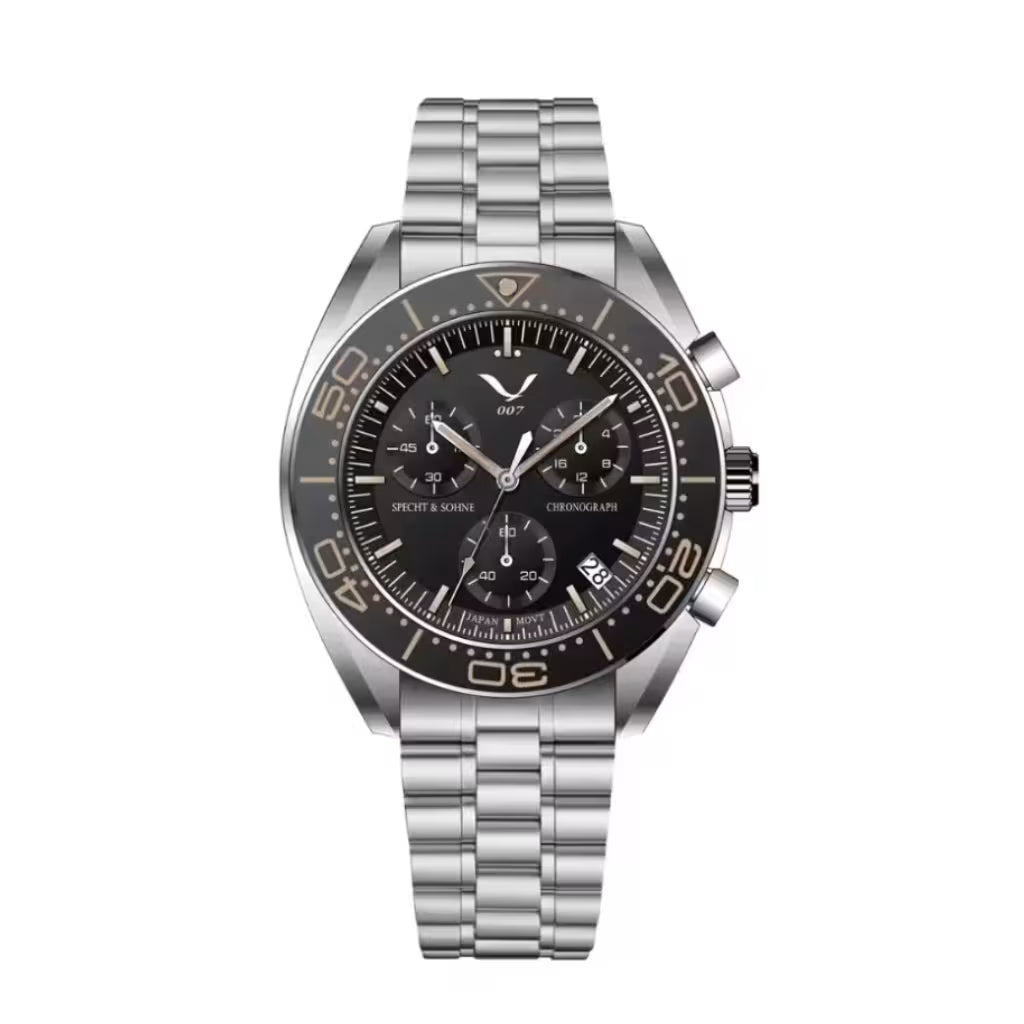 Relógio_cronografo_masculino_Specht & Sohne Cronógrafo Épure Gray